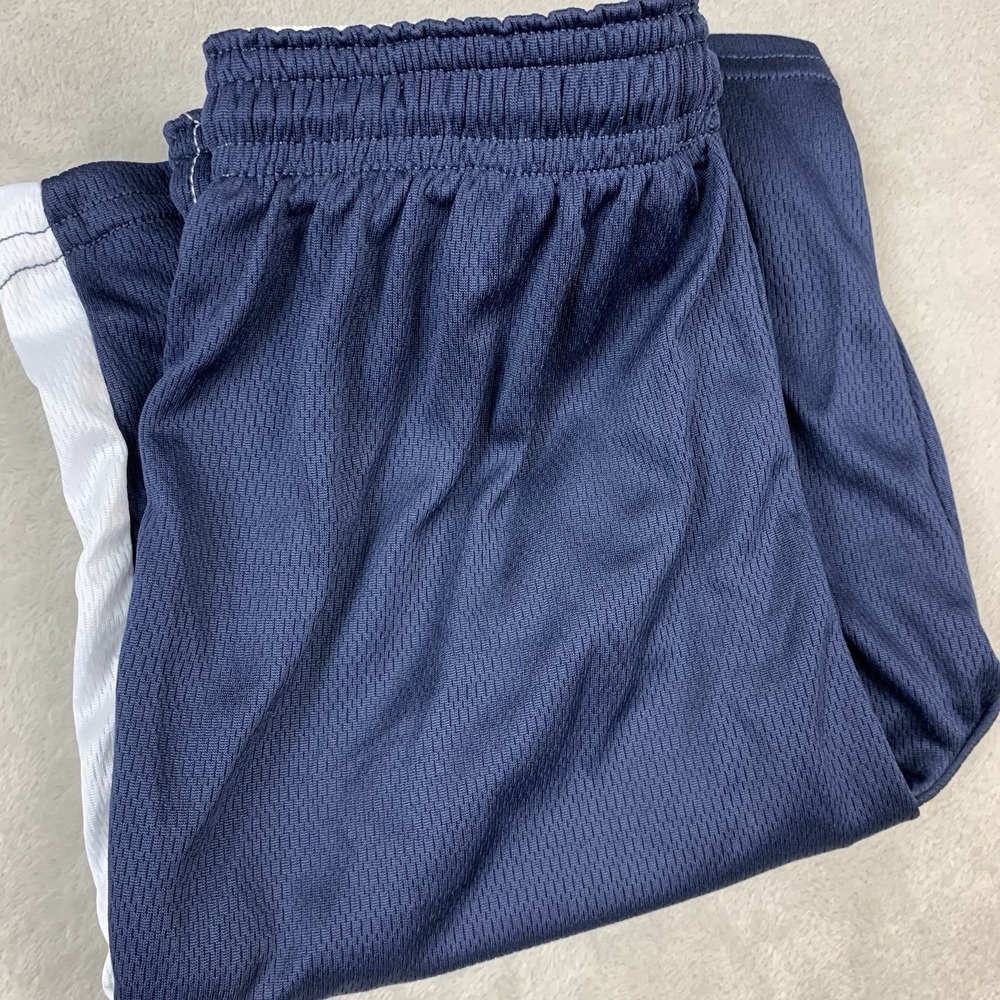 New Alleson Athletic Shorts Youth Medium Blue Elastic Drawstring Waist Sports